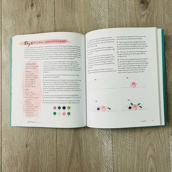 Watercolor Botanicals Book by Eunice Sun - Picture 3 of 3